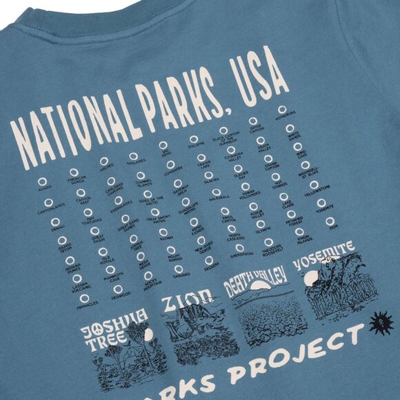 Parks Project National Parks Fill In Cropped T-Shirt - Teal - XXL - Picture 5 of 9